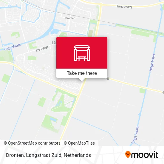 Dronten, Langstraat Zuid map
