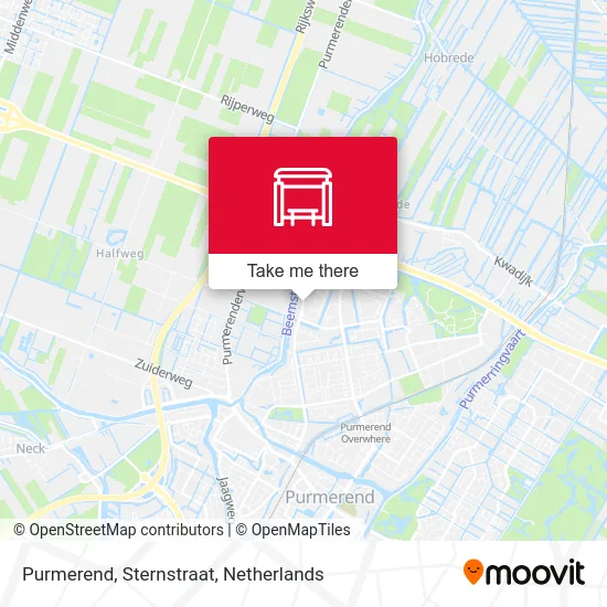 Purmerend, Sternstraat map