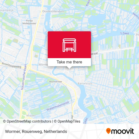 Wormer, Rouenweg map