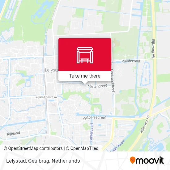 Lelystad, Geulbrug map