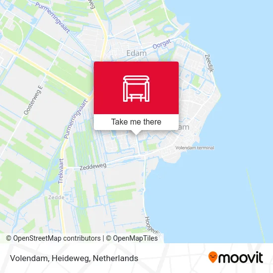 Volendam, Heideweg map