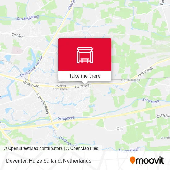 Deventer, Huize Salland map