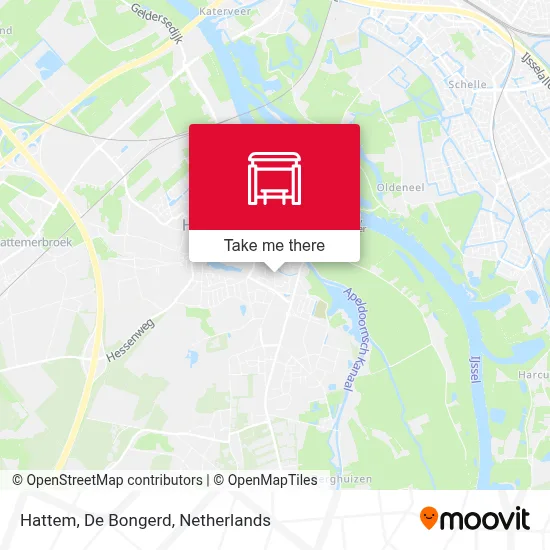 Hattem, De Bongerd map