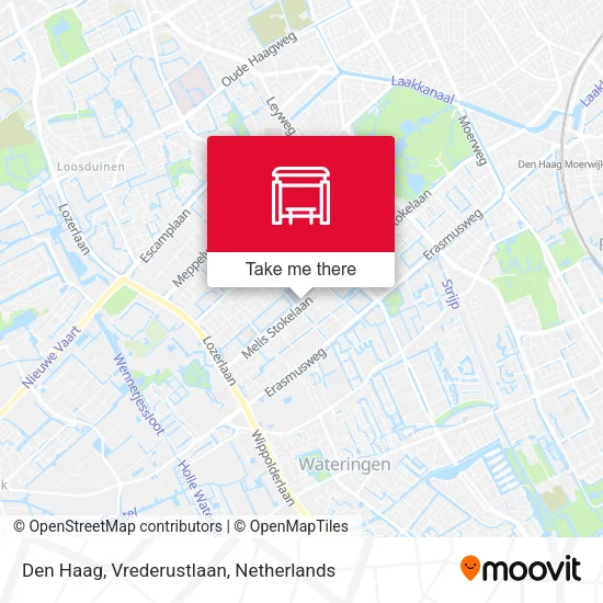 Den Haag, Vrederustlaan map