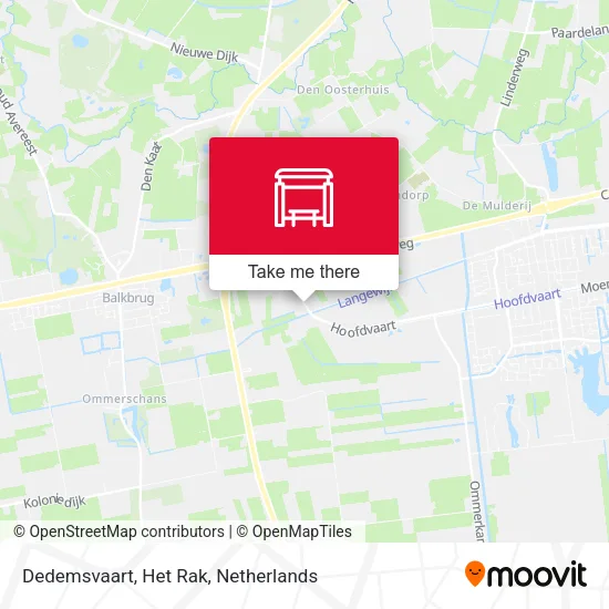 Dedemsvaart, Het Rak map