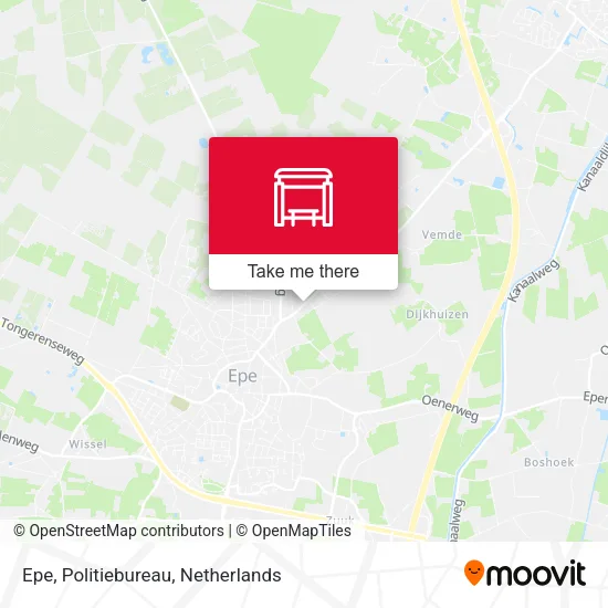 Epe, Politiebureau map