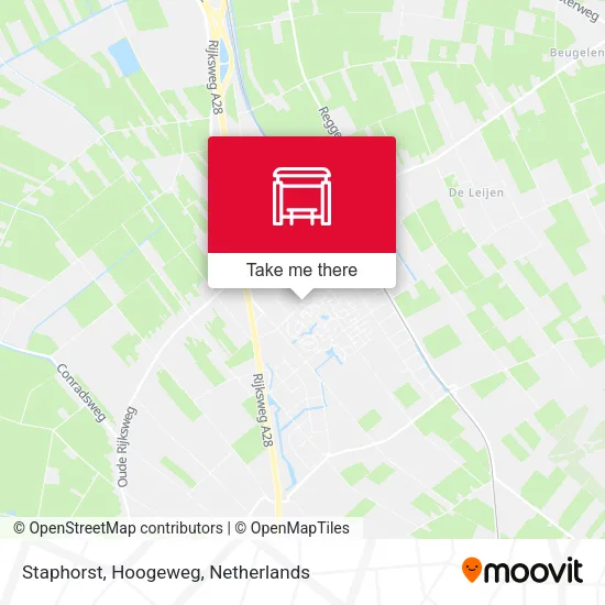Staphorst, Hoogeweg map