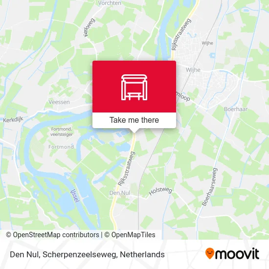 Den Nul, Scherpenzeelseweg map