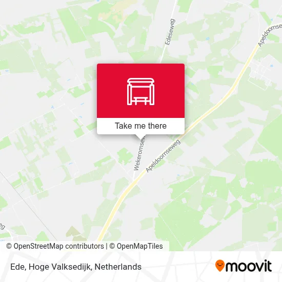 Ede, Hoge Valksedijk map