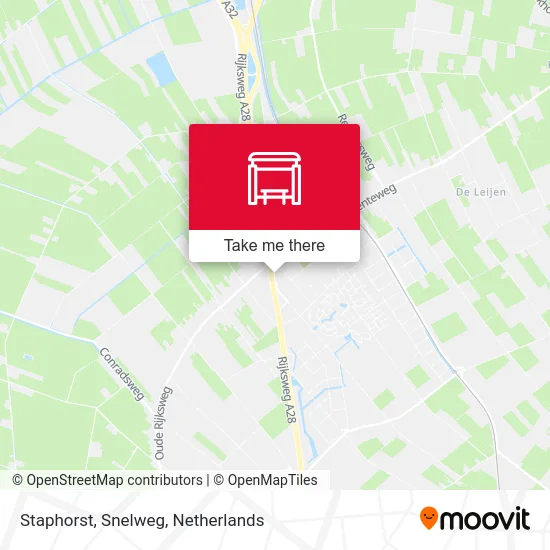 Staphorst, Snelweg map