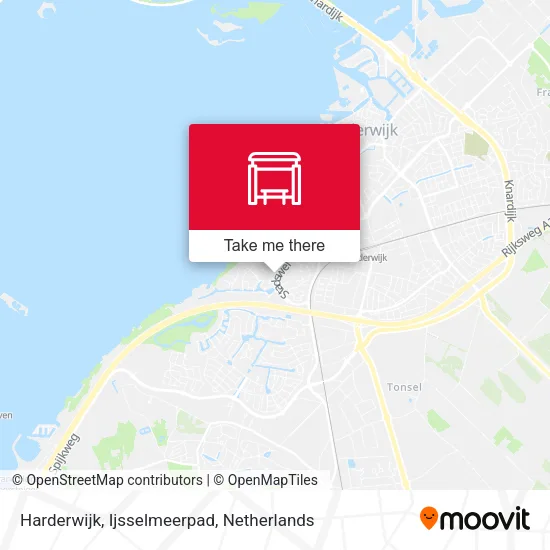 Harderwijk, Ijsselmeerpad map