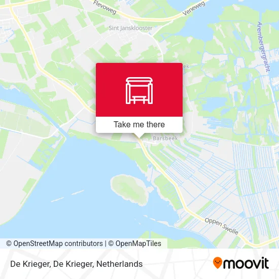 De Krieger, De Krieger map