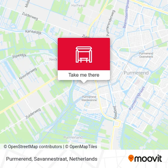 Purmerend, Savannestraat map