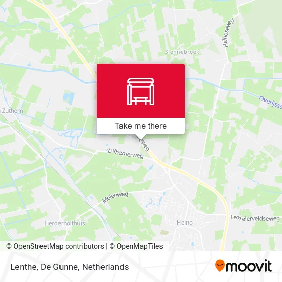 Lenthe, De Gunne map