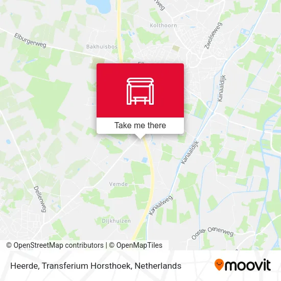 Heerde, Transferium Horsthoek map