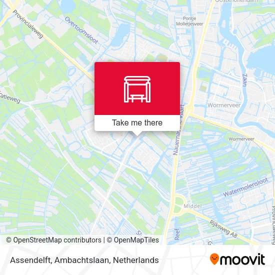Assendelft, Ambachtslaan map