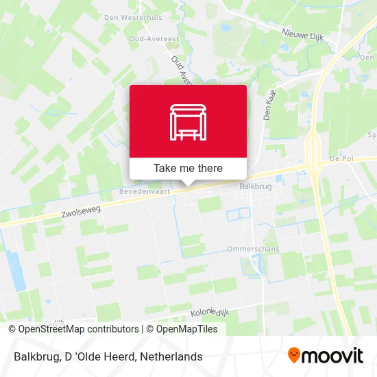 Balkbrug, D 'Olde Heerd map