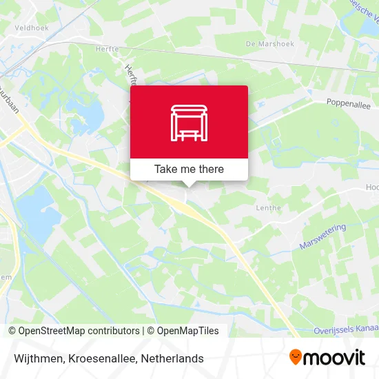 Wijthmen, Kroesenallee Karte