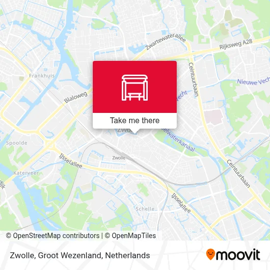 Zwolle, Groot Wezenland map