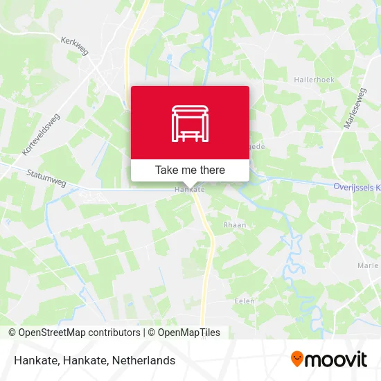 Hankate, Hankate map