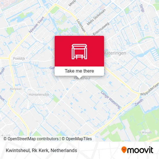 Kwintsheul, Rk Kerk map