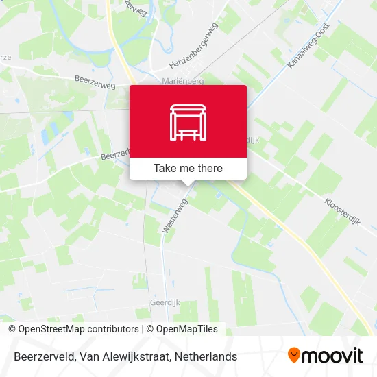 Beerzerveld, Van Alewijkstraat Karte