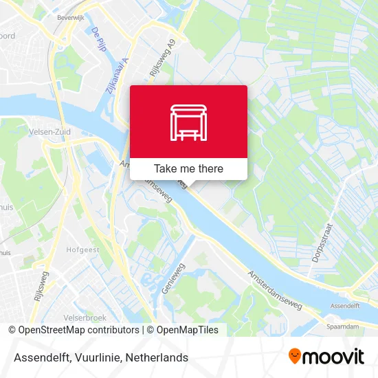 Assendelft, Vuurlinie map