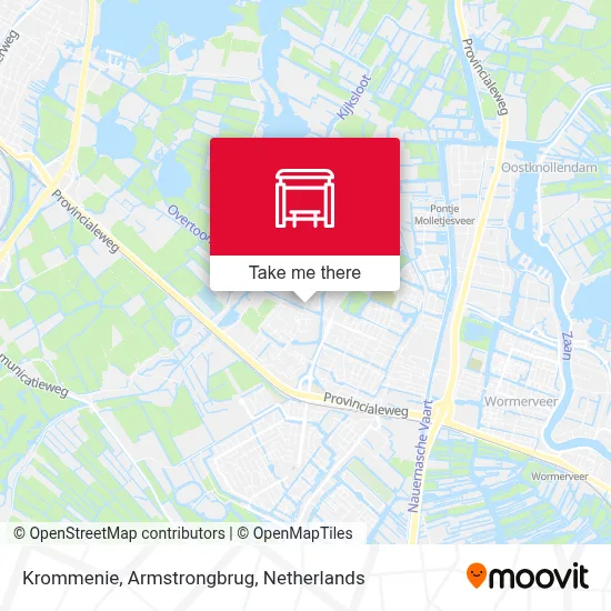 Krommenie, Armstrongbrug map