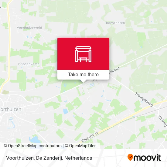 Voorthuizen, De Zanderij map