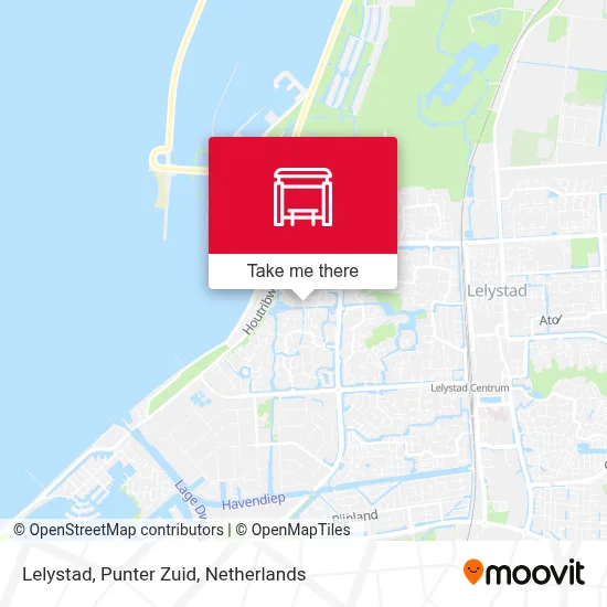 Lelystad, Punter Zuid map