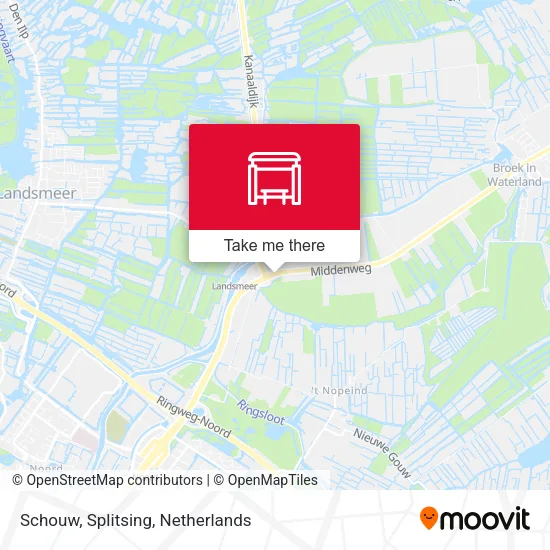 Schouw, Splitsing map