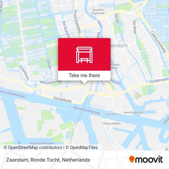 Zaandam, Ronde Tocht map