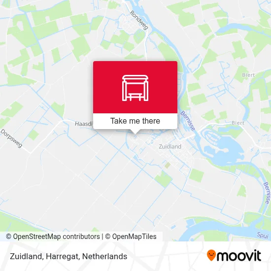 Zuidland, Harregat map