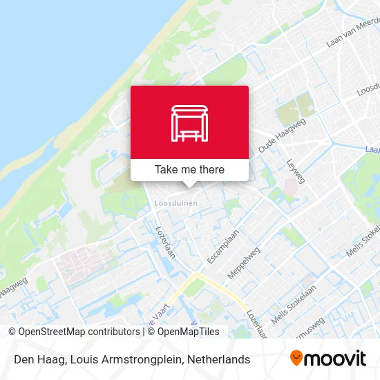 Den Haag, Louis Armstrongplein map