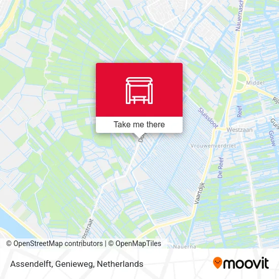 Assendelft, Genieweg map