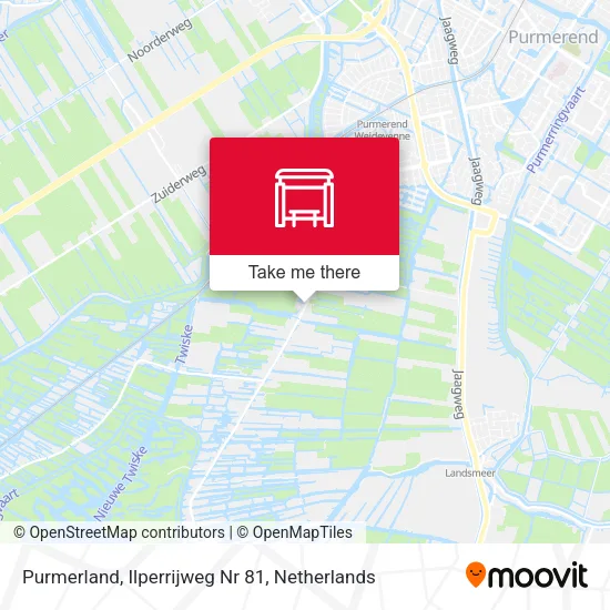 Purmerland, Ilperrijweg Nr 81 map