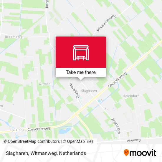 Slagharen, Witmanweg Karte