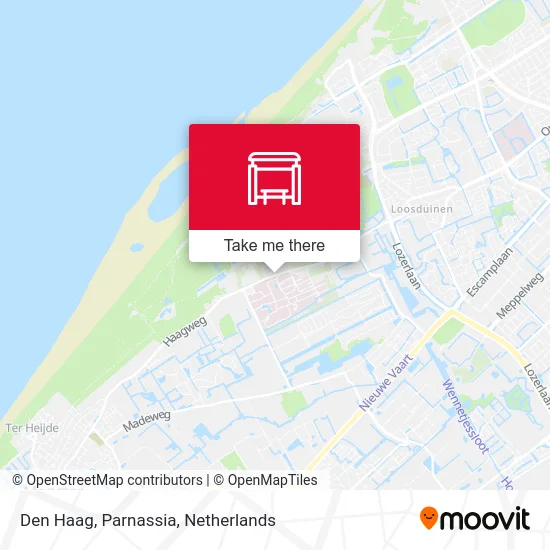 Den Haag, Parnassia map