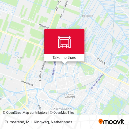 Purmerend, M.L.Kingweg map