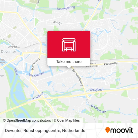Deventer, Runshoppingcentre map