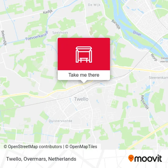 Twello, Overmars map
