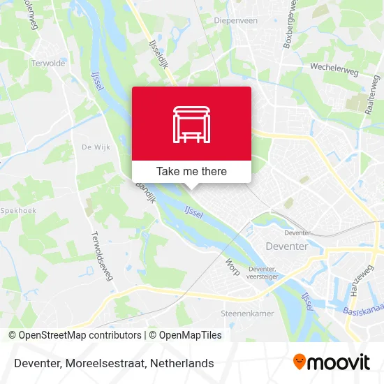 Deventer, Moreelsestraat map