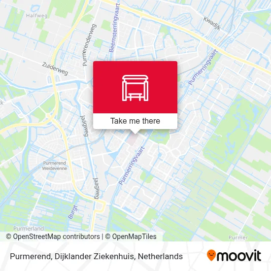 Purmerend, Dijklander Ziekenhuis Karte