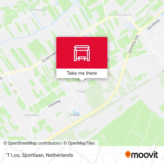 'T Loo, Sportlaan map
