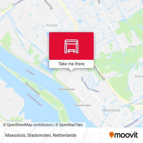 Maassluis, Stadsmolen map