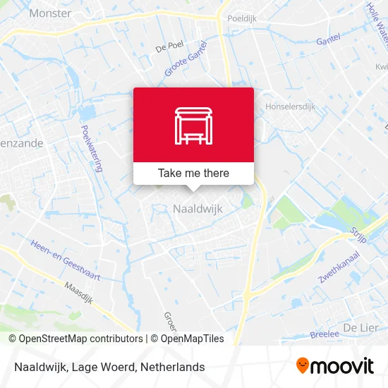 Naaldwijk, Lage Woerd map