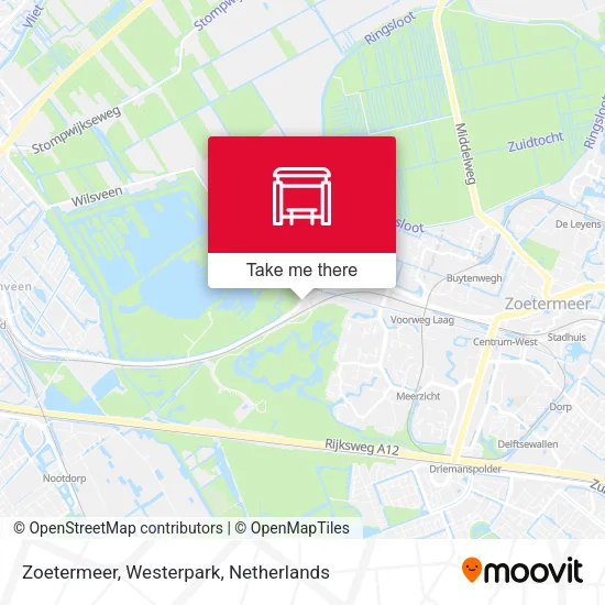 Zoetermeer, Westerpark map