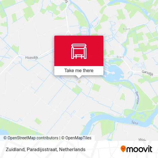 Zuidland, Paradijsstraat map