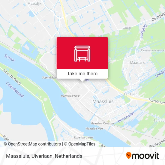 Maassluis, Uiverlaan map