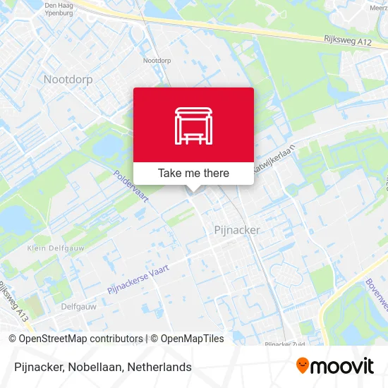 Pijnacker, Nobellaan Karte